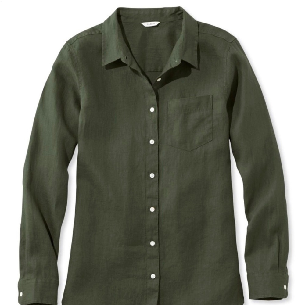 LLBean Premium washable linen shirt